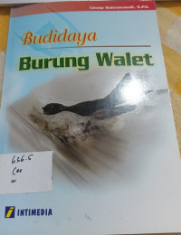 Image of Budidaya Burung Walet